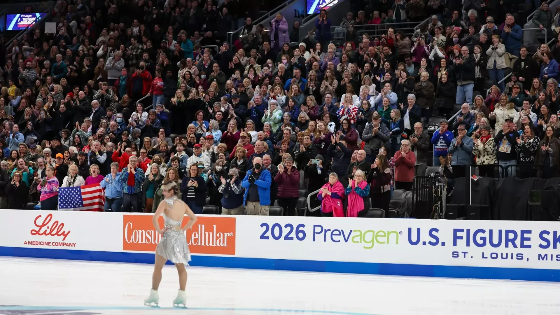 Alysa Liu basks in the moment at the U.S. Championships. 