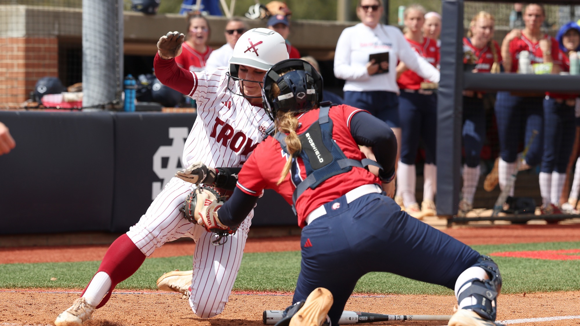 South Alabama Softball vs Troy, Sunday, March 15, 2026, in Mobile, Ala. (Scott Donaldson)