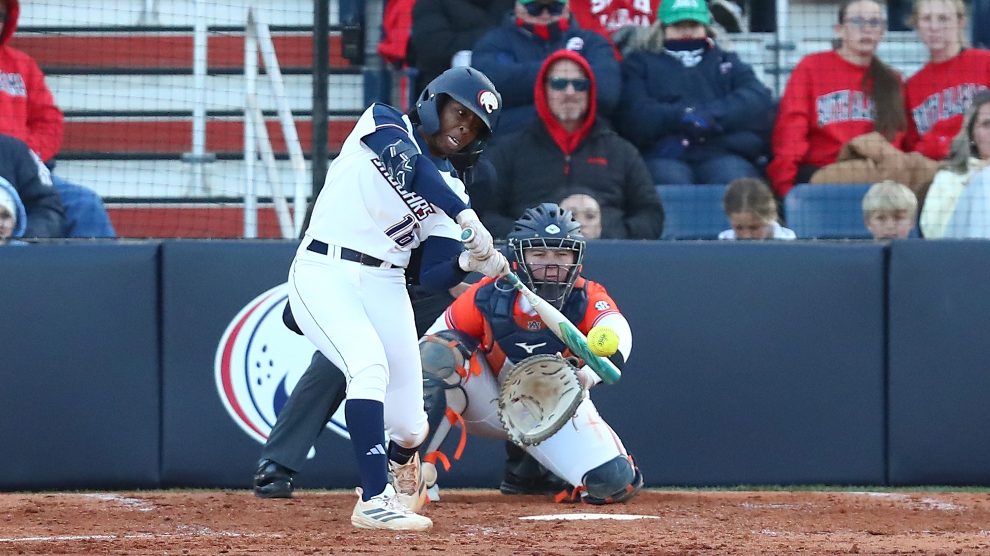 South Alabama Softball vs Auburn, Tuesday, March 17, 2026, in Mobile, Ala. (Scott Donaldson)