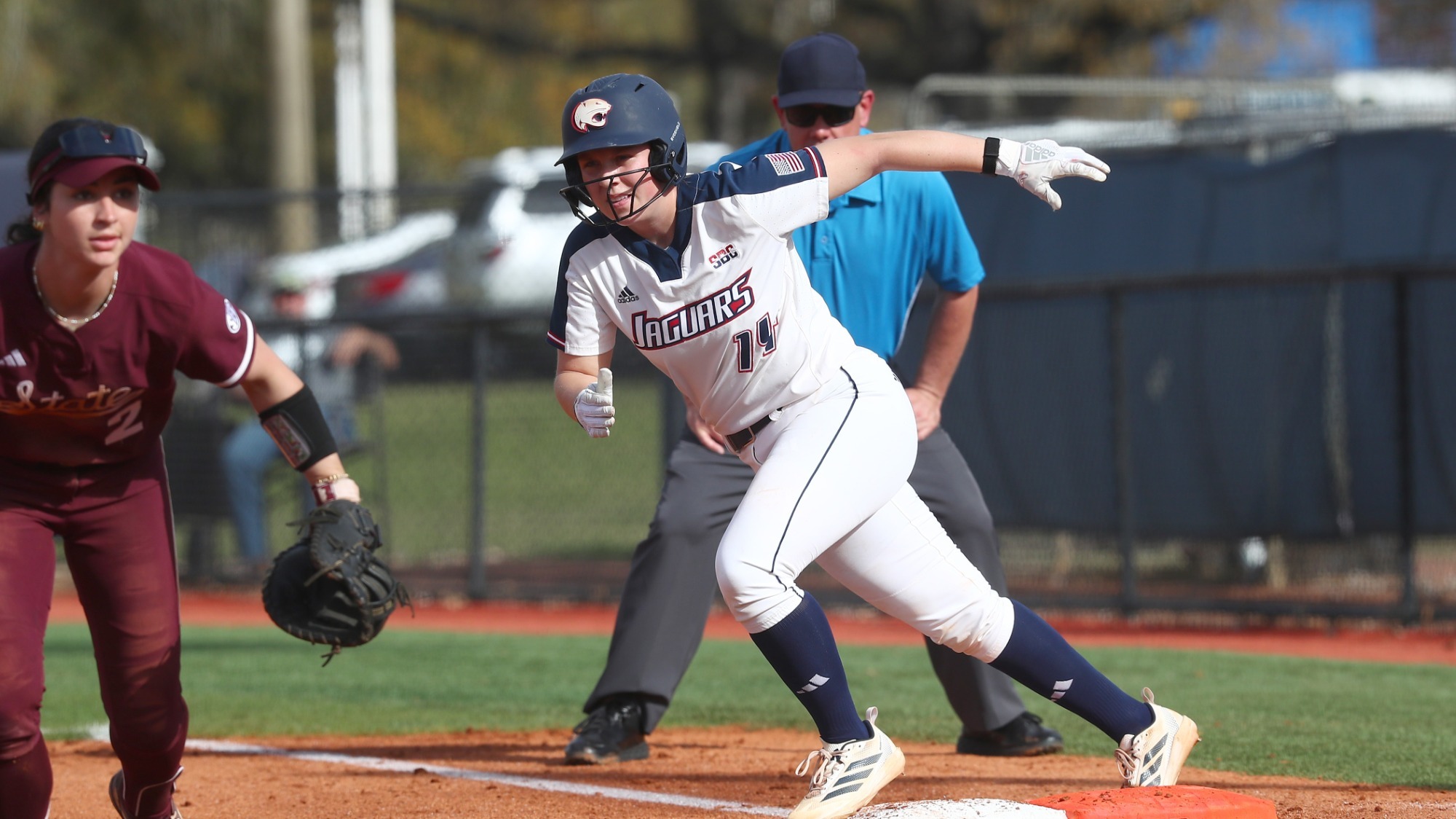 South Alabama Softball vs Mississippi State, Friday, March 6, 2026, in Mobile, Ala. (Scott Donaldson)