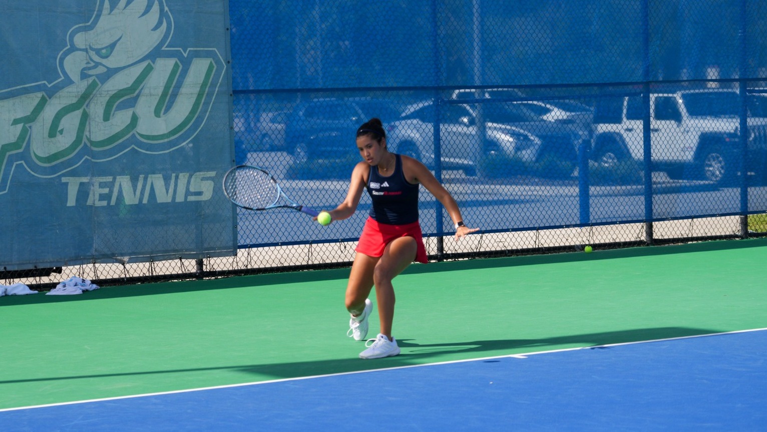 South Alabama women's tennis faces FGCU at the FGCU Tennis Complex in Fort Myers, Florida.