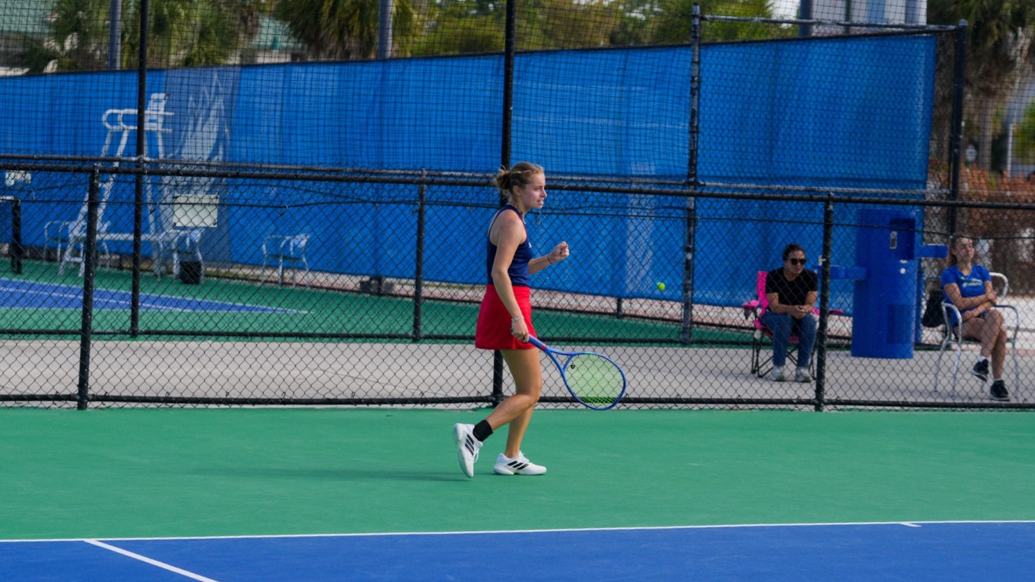 South Alabama women's tennis faces FGCU at the FGCU Tennis Complex in Fort Myers, Florida.