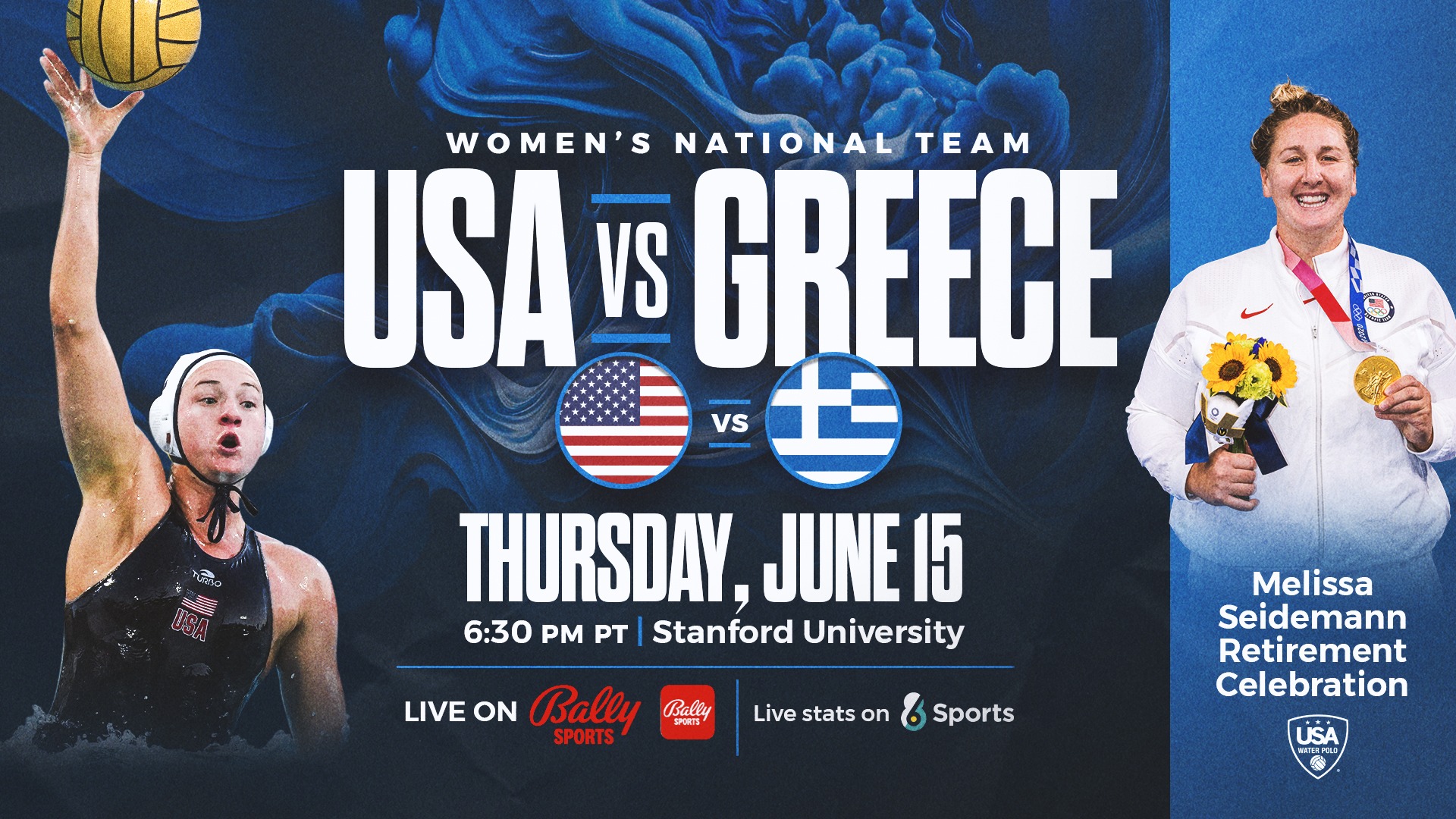 Threetime Olympic Champion Melissa Seidemann To Be Honored Before USA