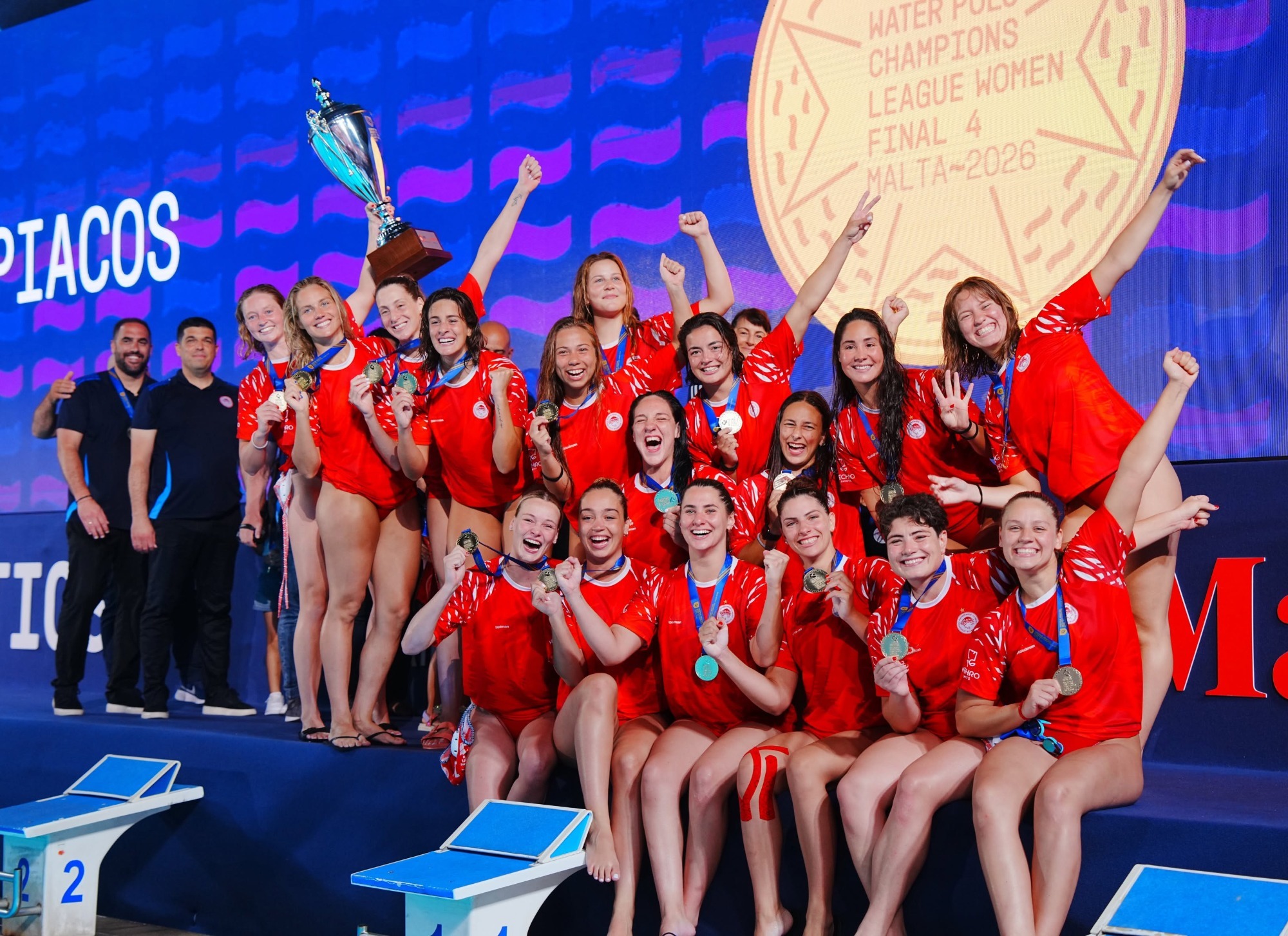 2026 Women's Champions League winners (Jovana Sekulic - Olympiacos)