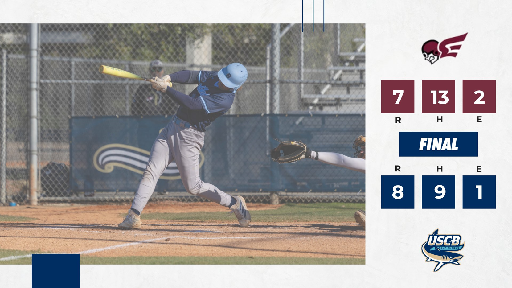 Baseball win Erskine