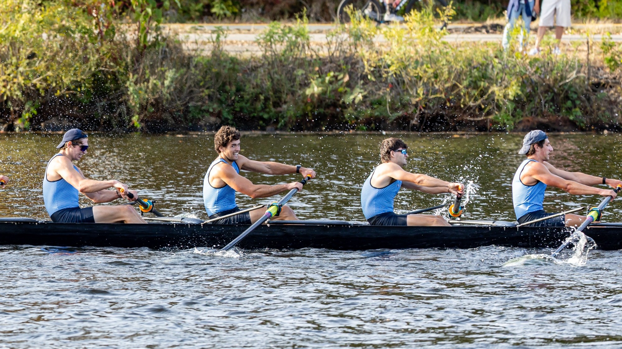 Men's Rowing HOCR action