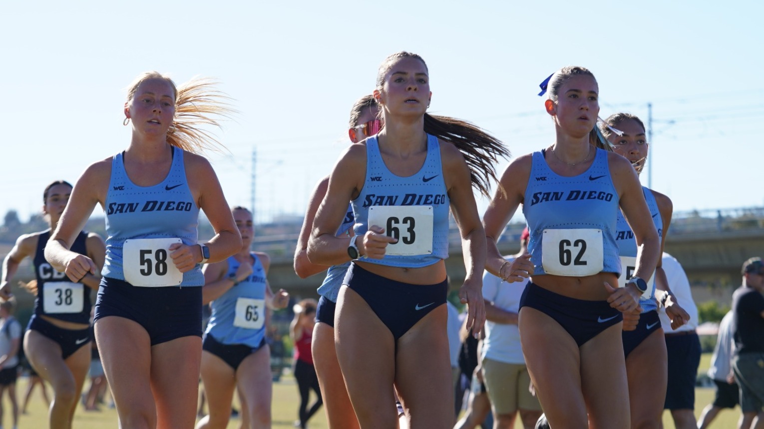 Camryn Kozak, Lizzie McVey XC at Aztec Invite