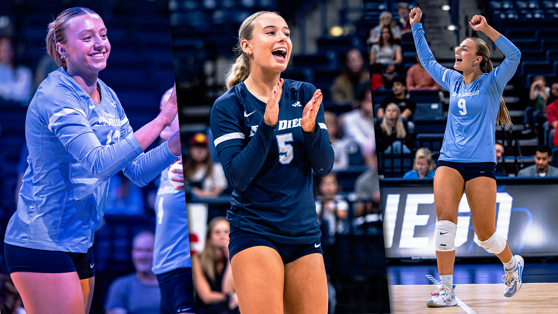 wcc all-academic rotator - kylie munday, olivia bennett, and tatum lane_