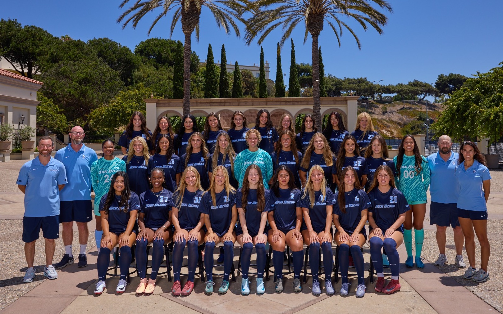 2025 USD Women's Soccer Team Photo
