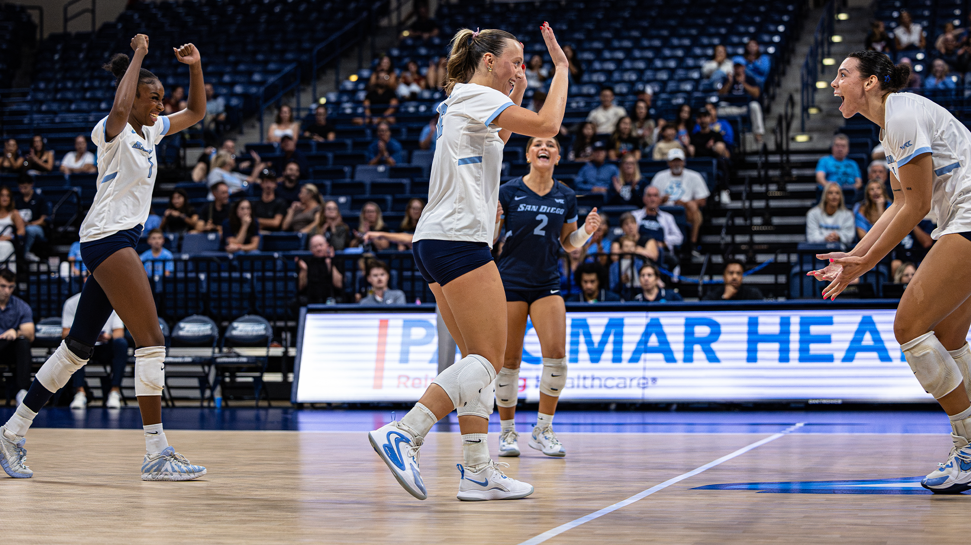 san diego volleyball celebrates - oct 2026