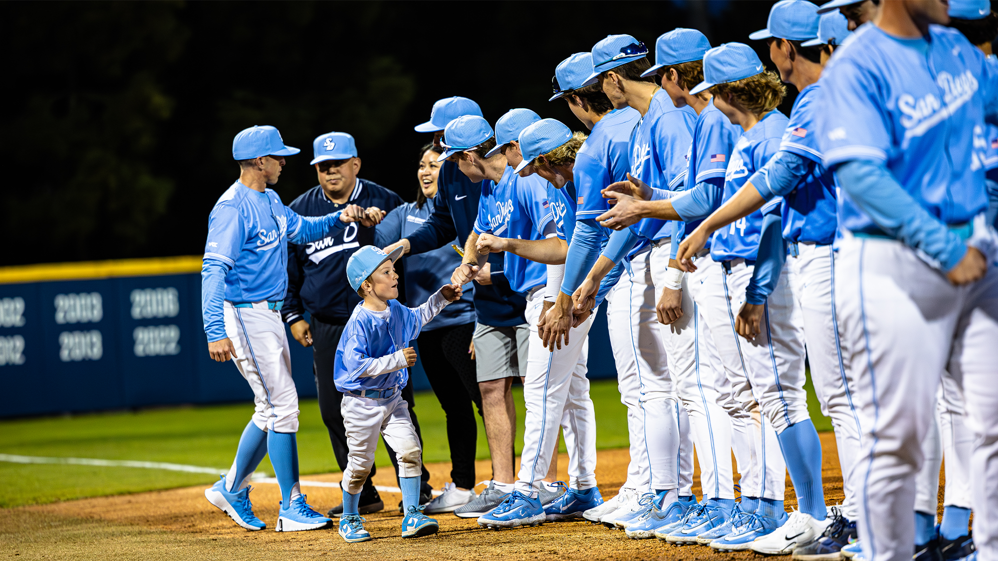 usd baseball 2025 opening day - credit thomas christensen