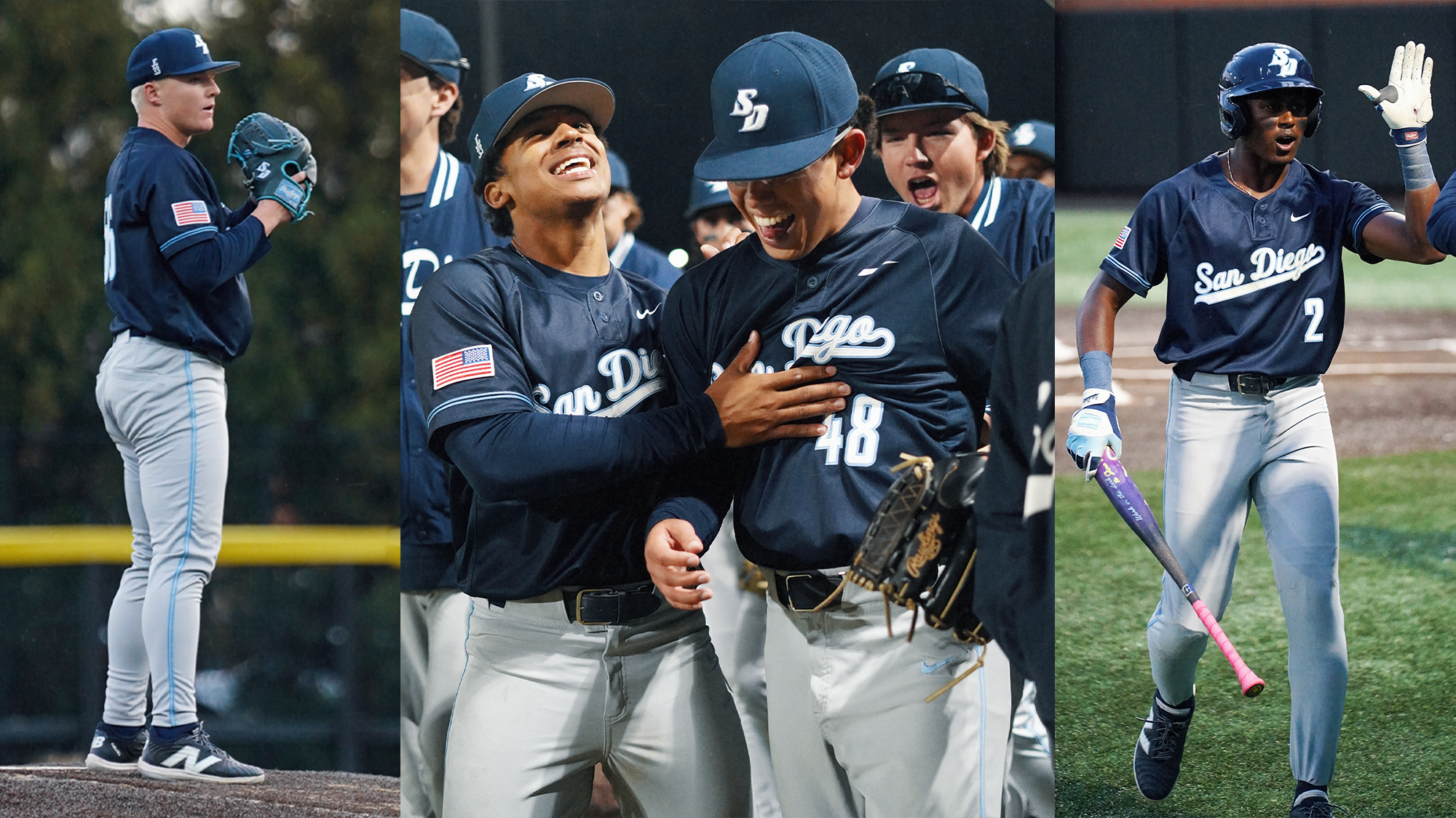 USD baseball wins series at charlotte - 2-14-26 - credit anderson haigler