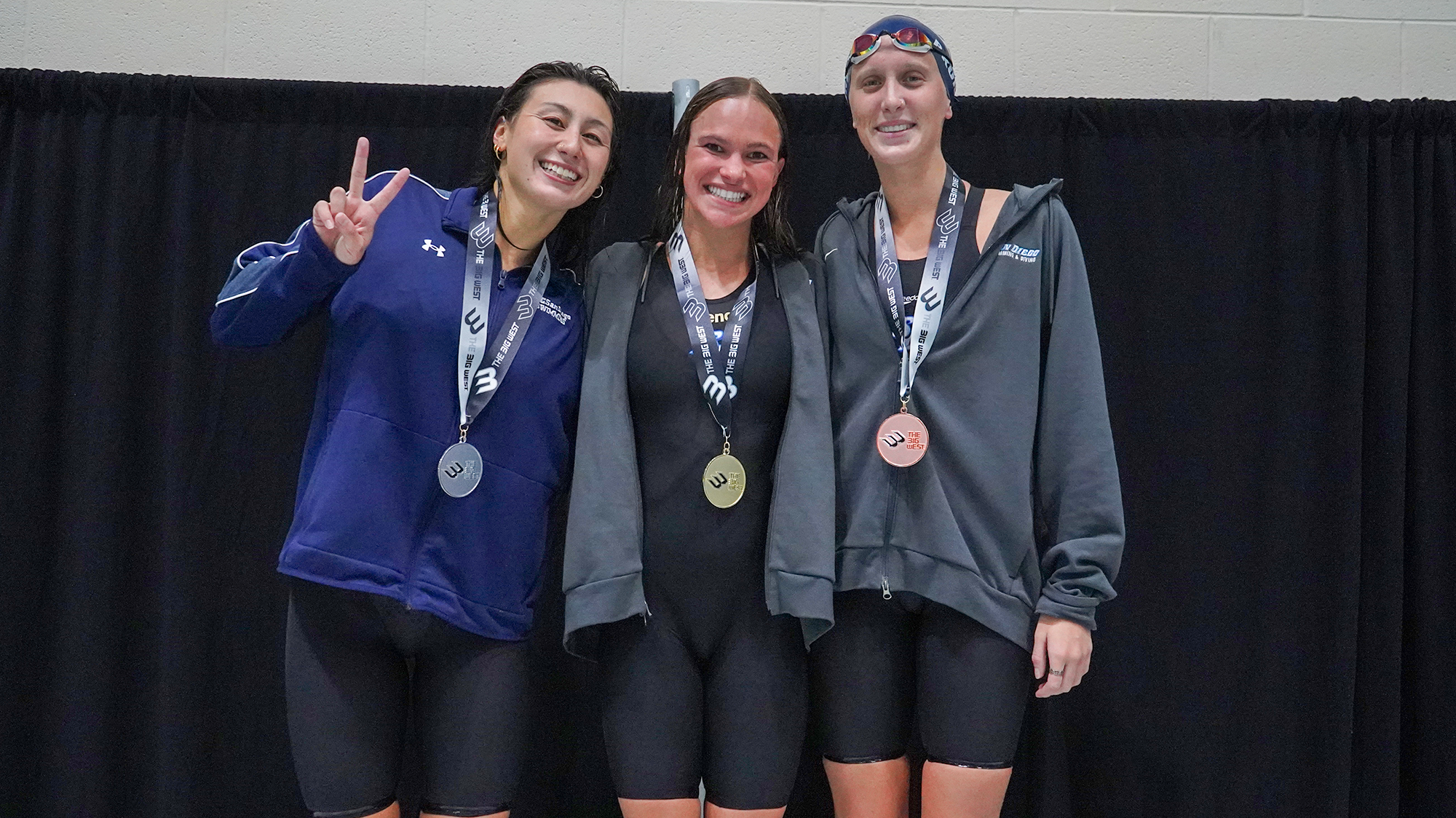 sydney wilson and skylar bruner at 2026 big west championships - credit big west