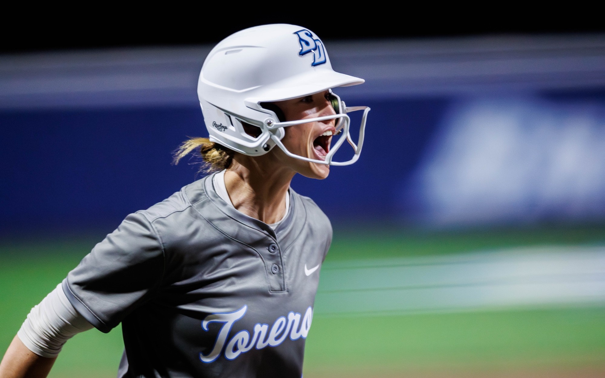 Taylor Johnson celebrating