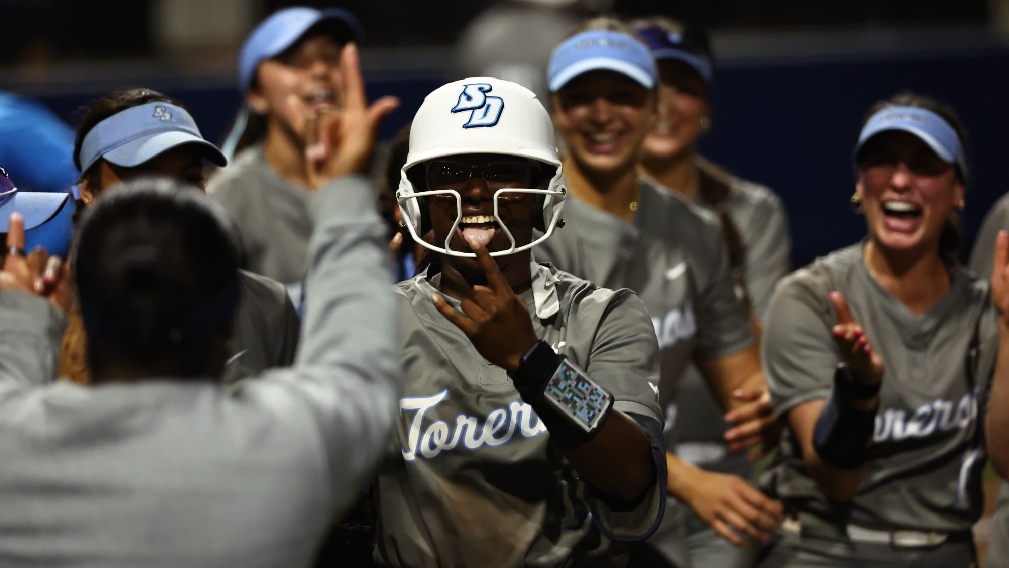 shawnese hogue-lacy celebrating