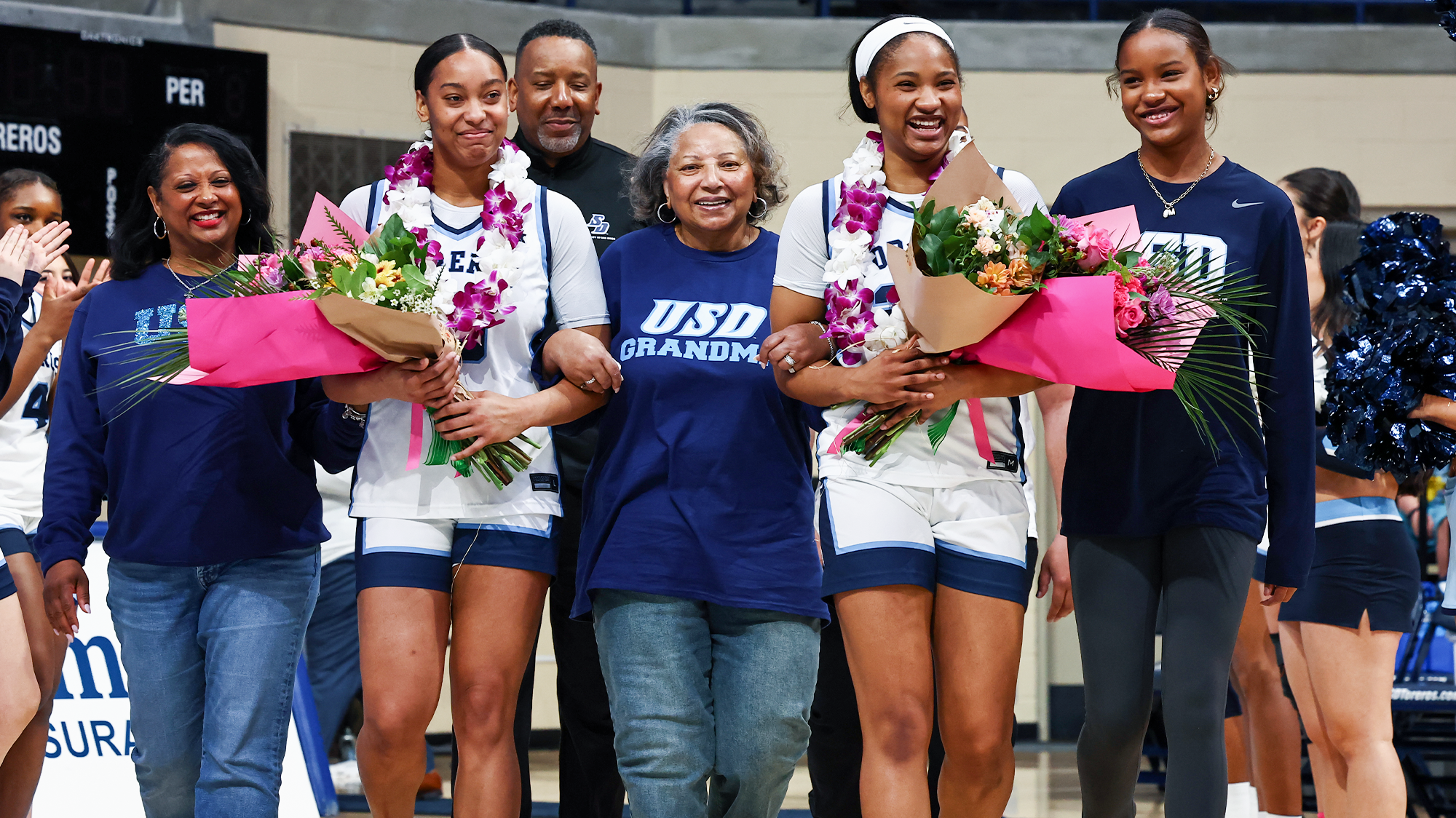 jayden and hallie rhodes - 2026 senior day - credit thomas christensen