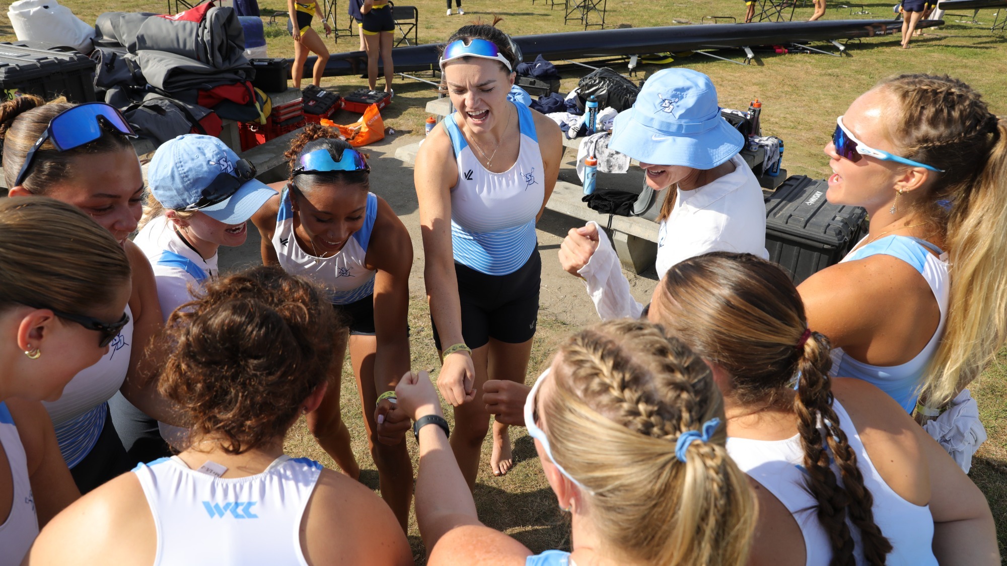 WROW huddle San Diego Crew Classic