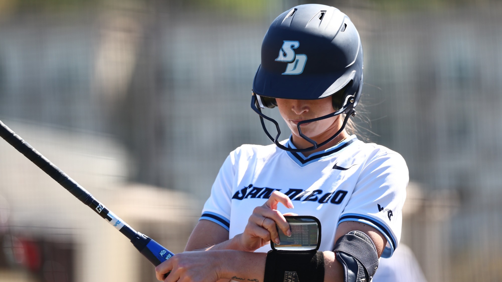 Taylor Johnson at bat