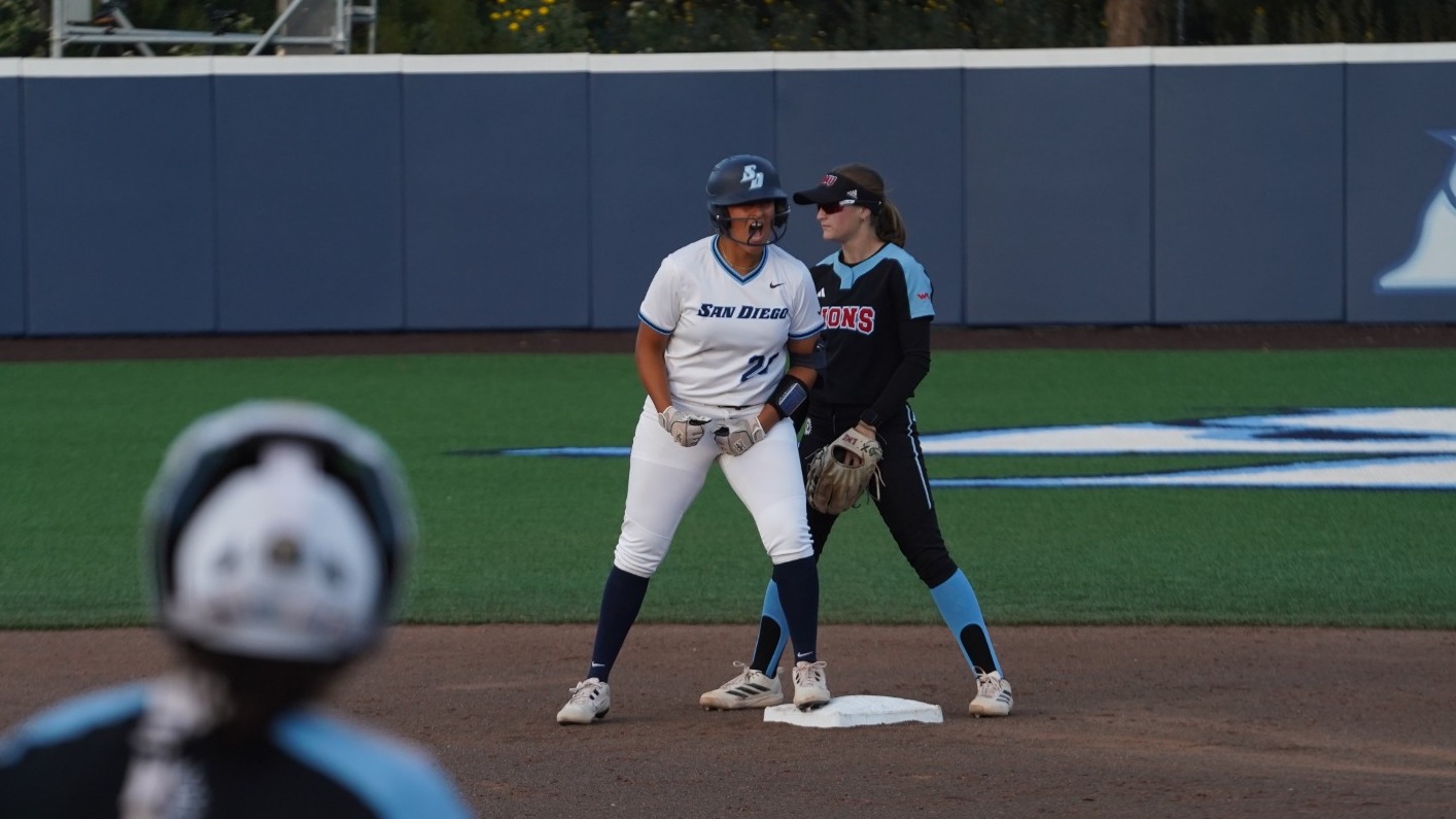 Abrielle Diaz celebrating