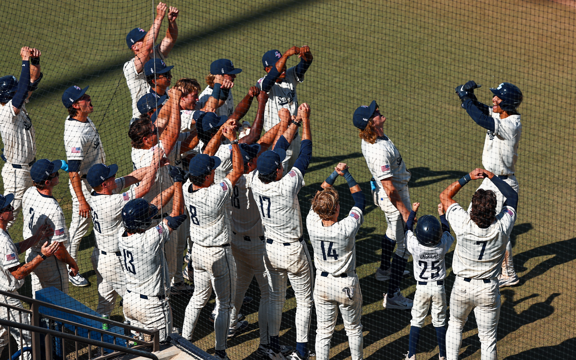 diego gonzalez celebrates home run vs. saint mary's - 4_26_26 - credit thomas christensen