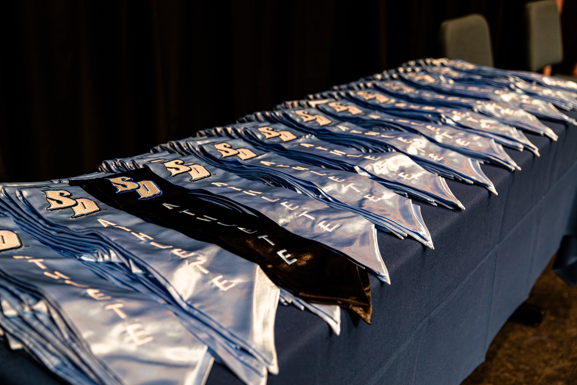 USD student-athletes gather before the Torero Athletics graduation celebration