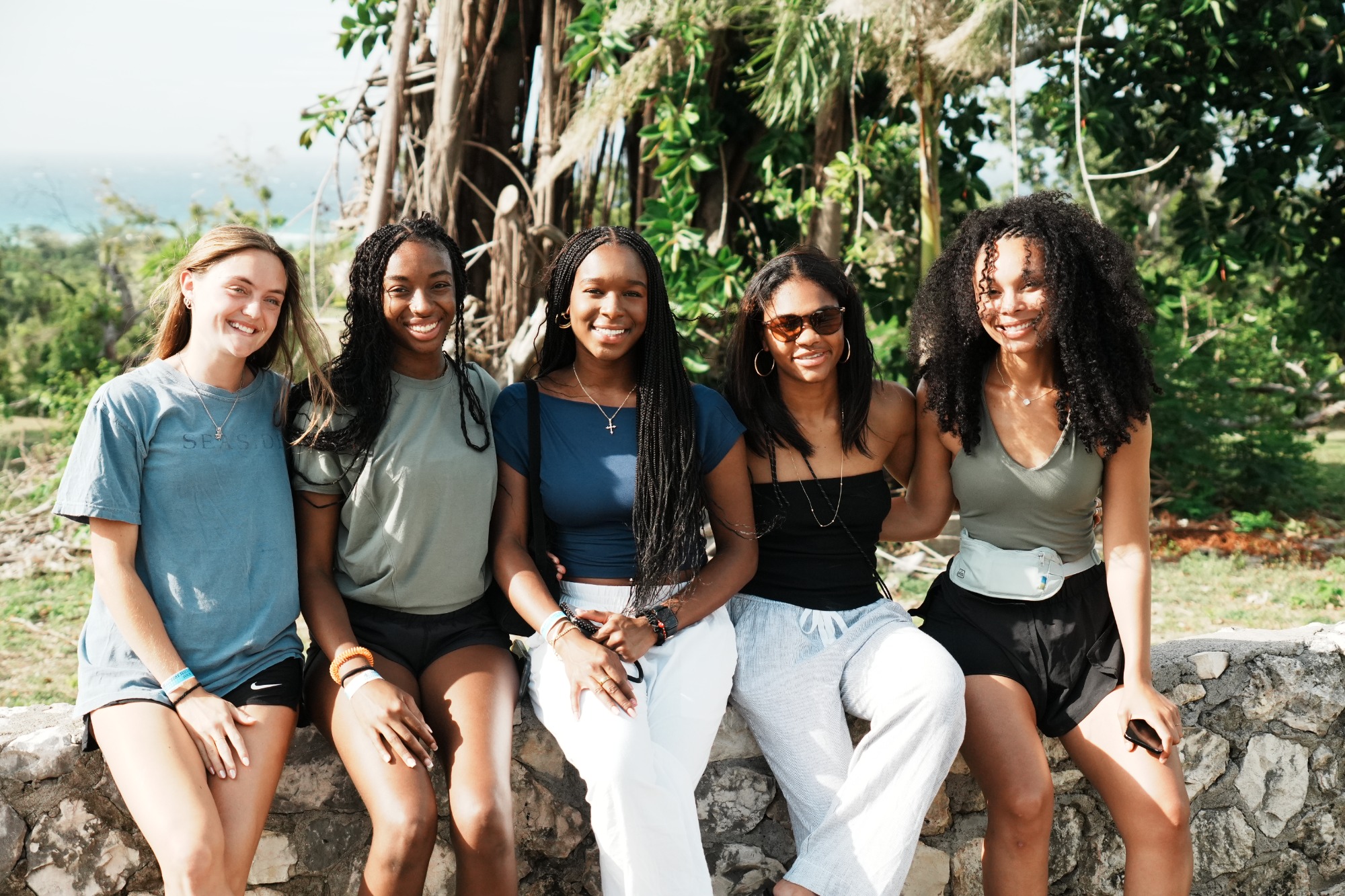 USD student-athletes at a Torero EDGE community event