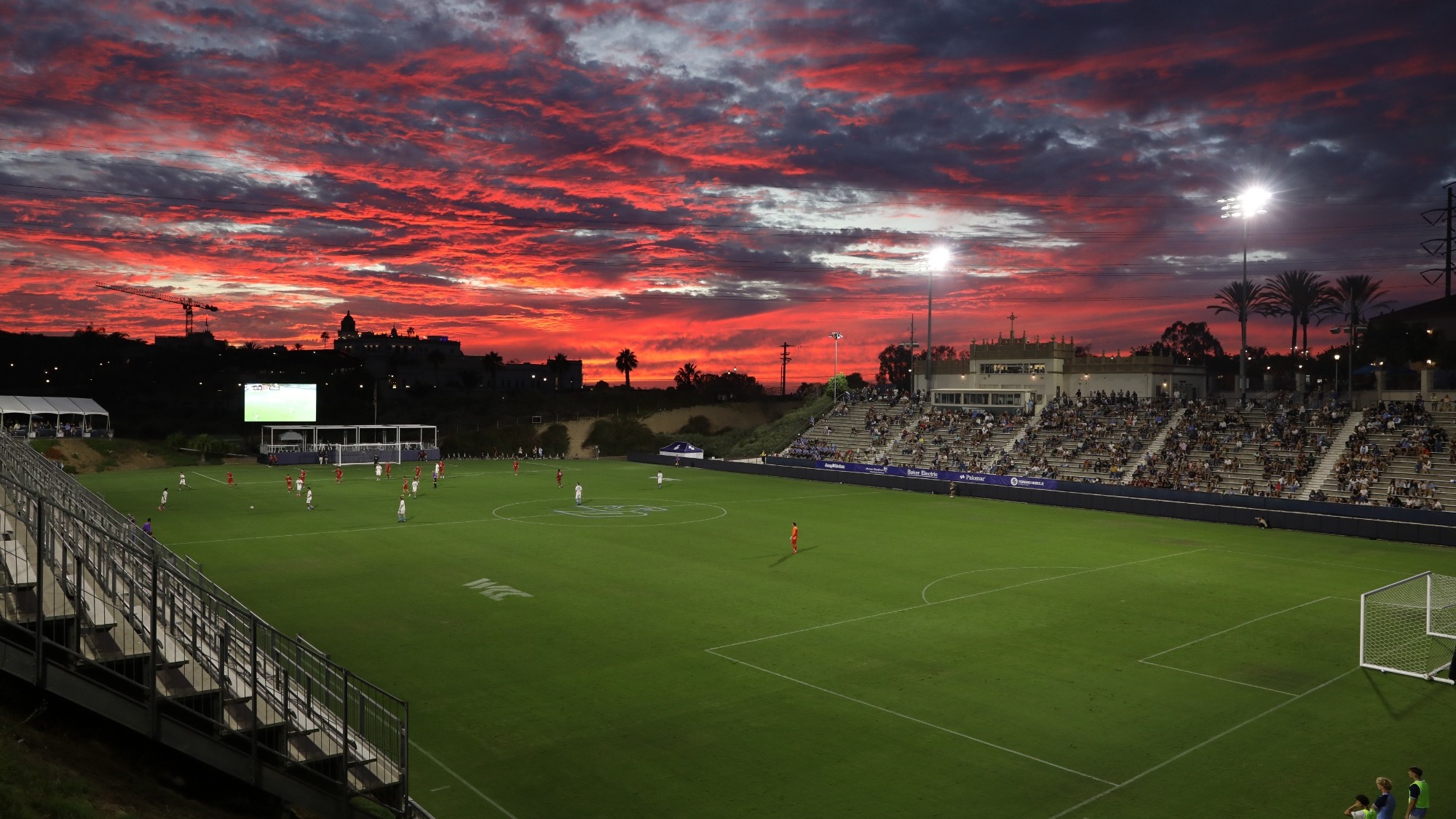 Sunset at Torero Stadium