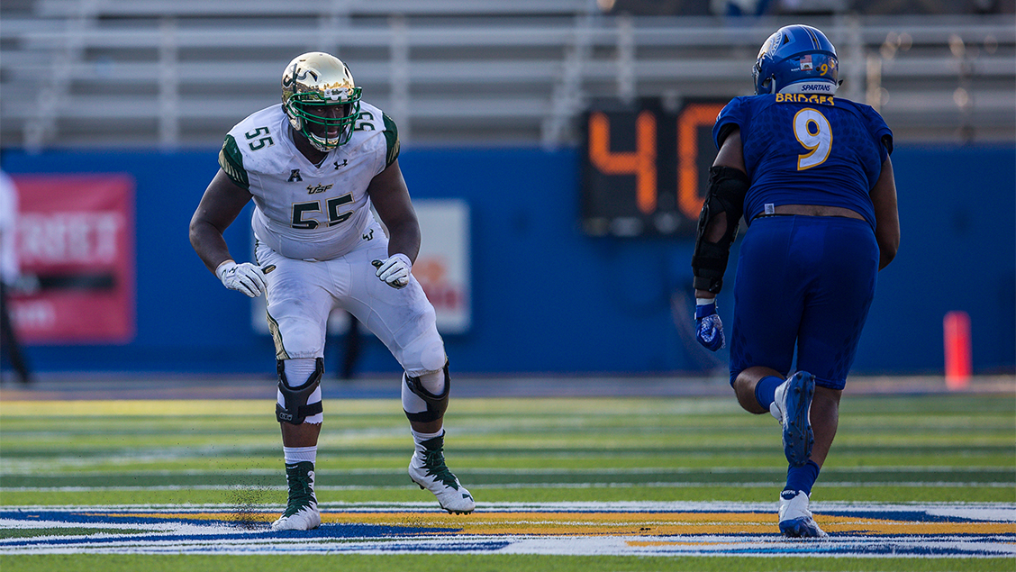 Eric Mayes Football USF Athletics