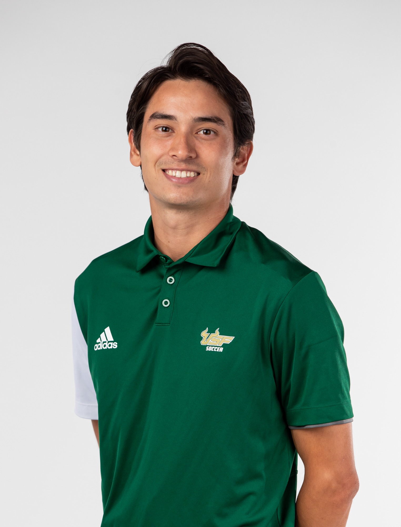 Headshots for men's soccer staff on August 23, 2022. (Mary Holt/South Florida Athletics)