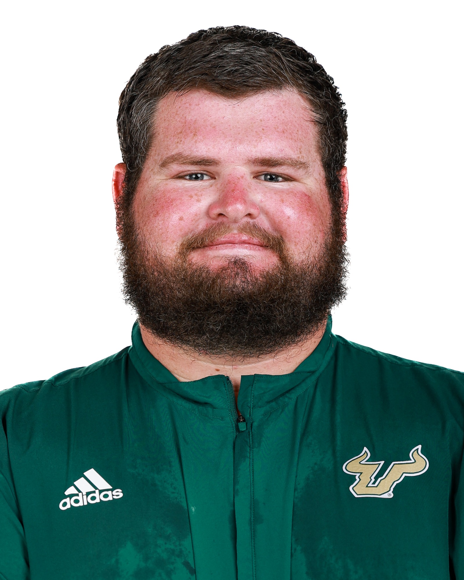 Dustin Drake headshot taken on July 10, 2024.

(Stephen Galvin / University of South Florida Athletics)
