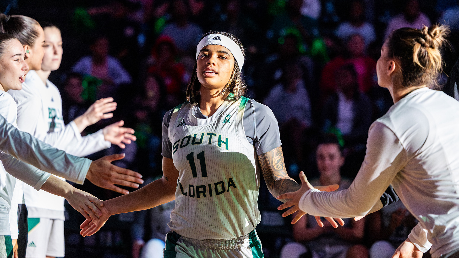 Kirsten Lewis-Williams WBB intro vs. HCU
