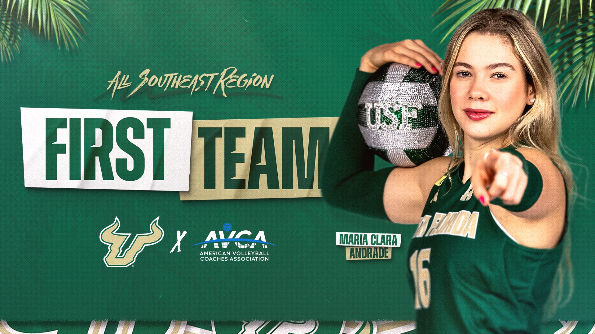 Maria AVCA All-Sourtheast Region First Team 