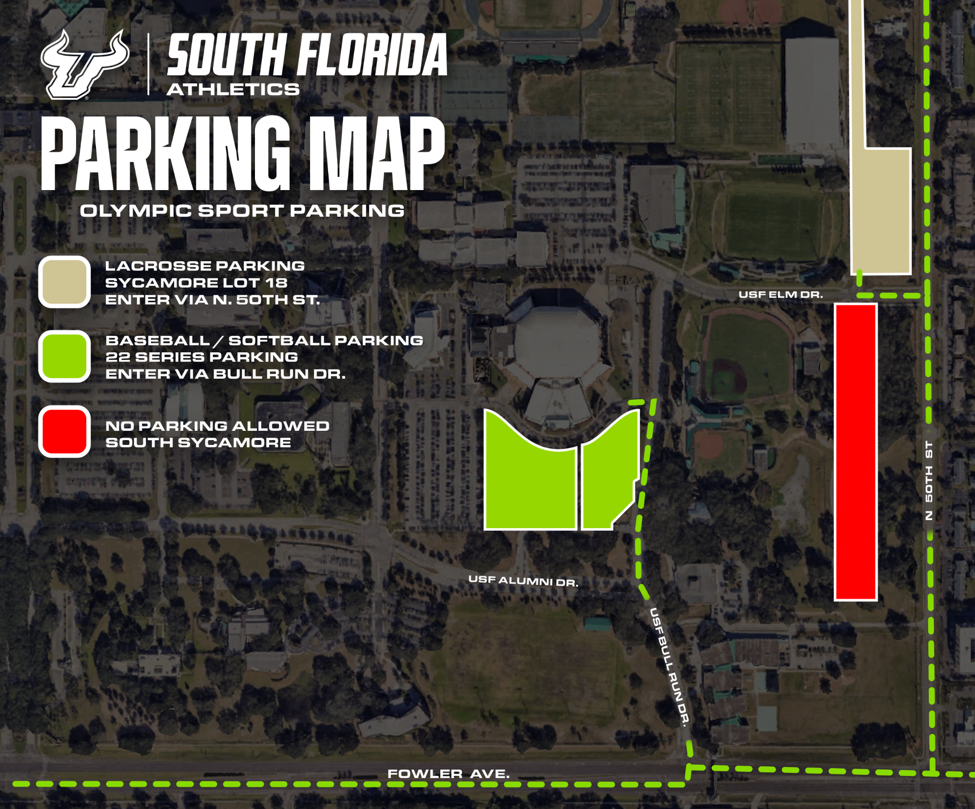 Baseball & Softball Parking — Standard