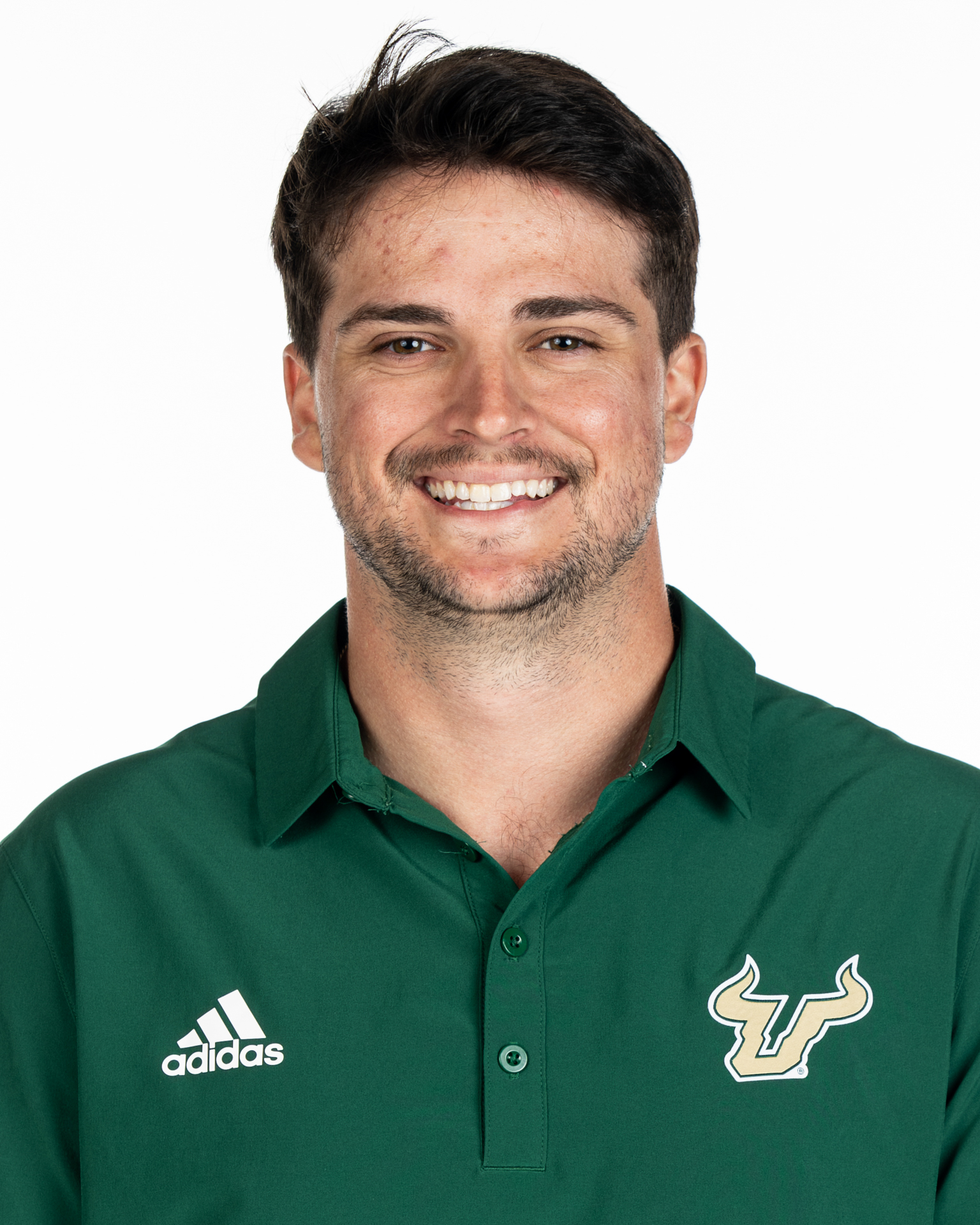 Justin Stolberg headshot taken on February 18, 2025.

(Stephen Galvin / University of South Florida Athletics)