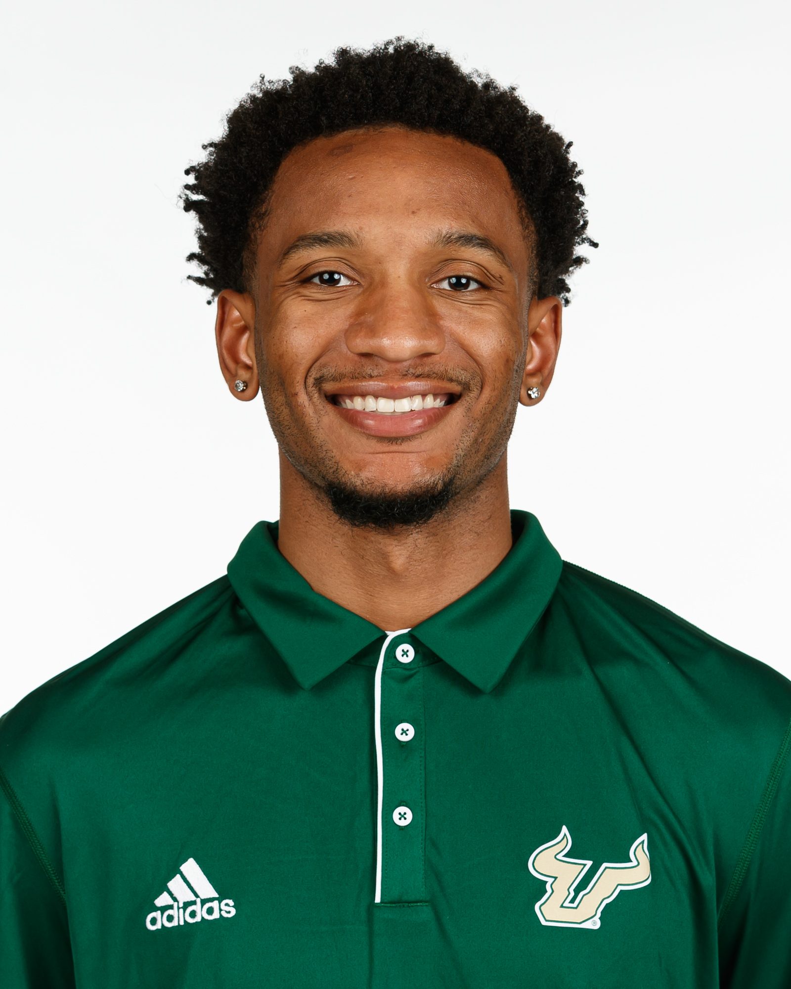 Jamal Johnson headshot taken on April 11, 2025.

(Carl Schmid / University of South Florida Athletics)