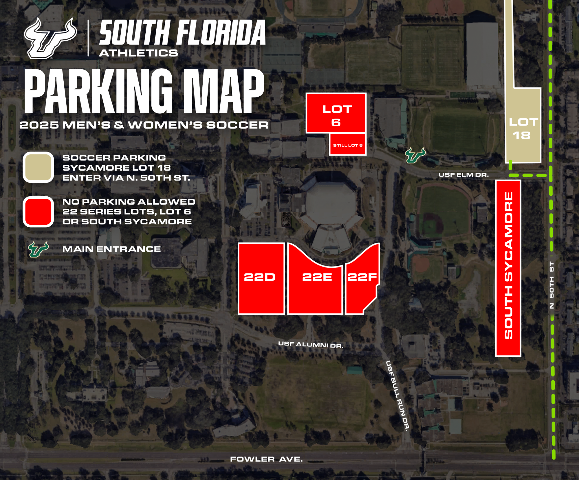 Soccer Parking Map