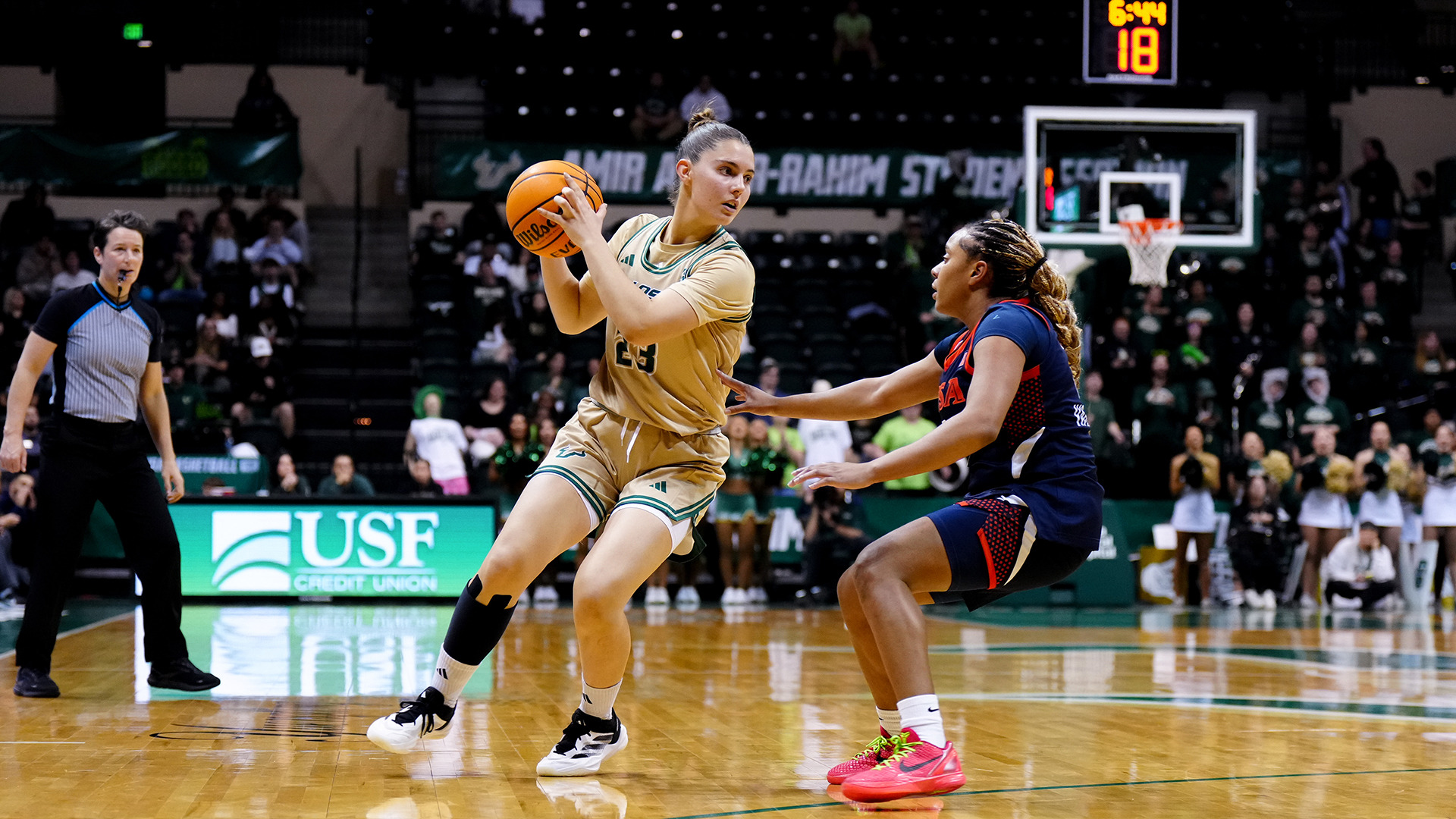 Jelena Bulajic recorded a career-high 15 points for the USF women's basketball team against UTSA