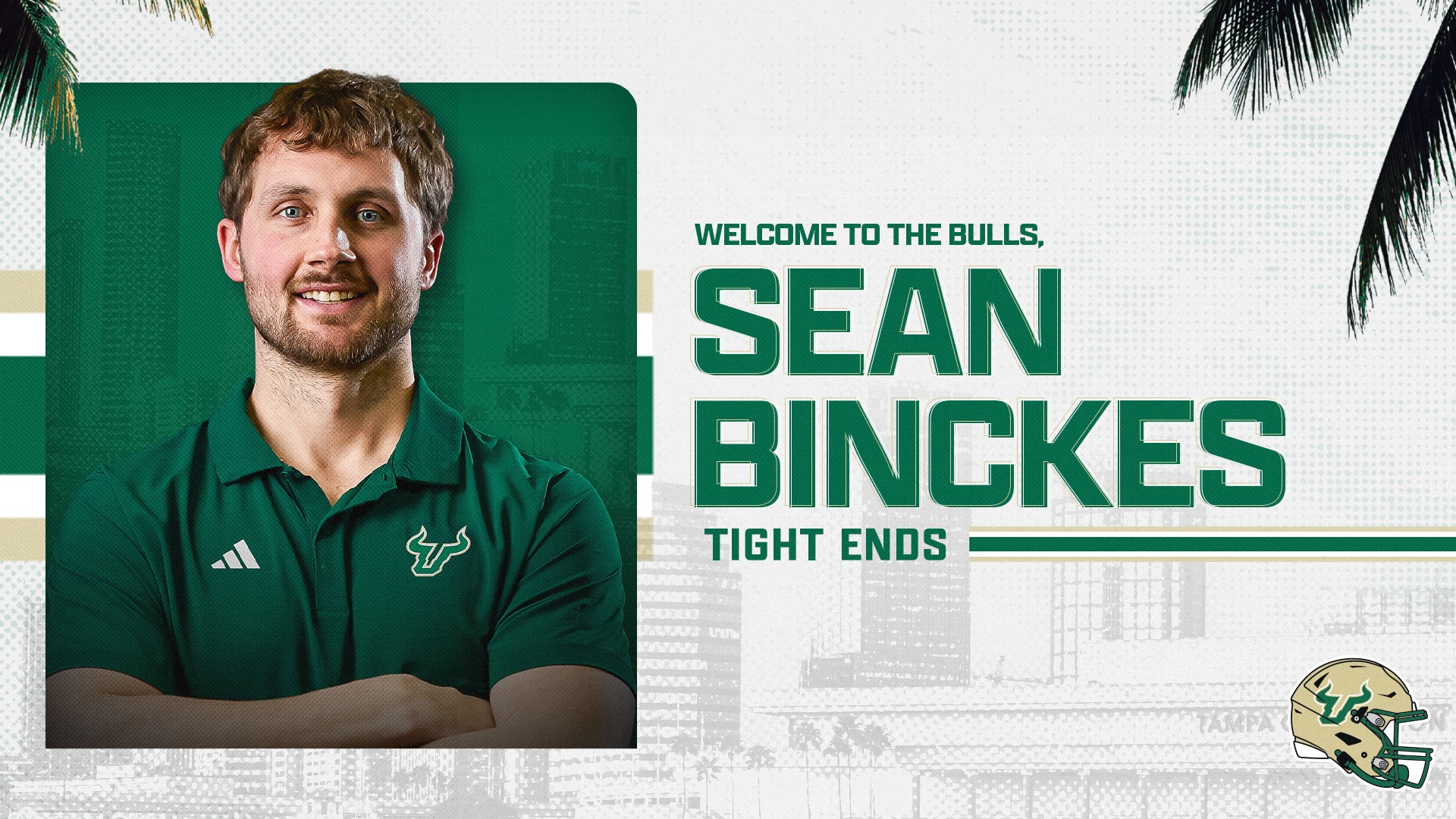 Welcome to the Bulls, Sean Binckes. 