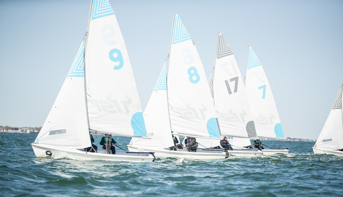 South Florida Bulls during the USF Women's Sailing Trials on February 24, 20204.  (Arlette Brito/South Florida Sailing)
