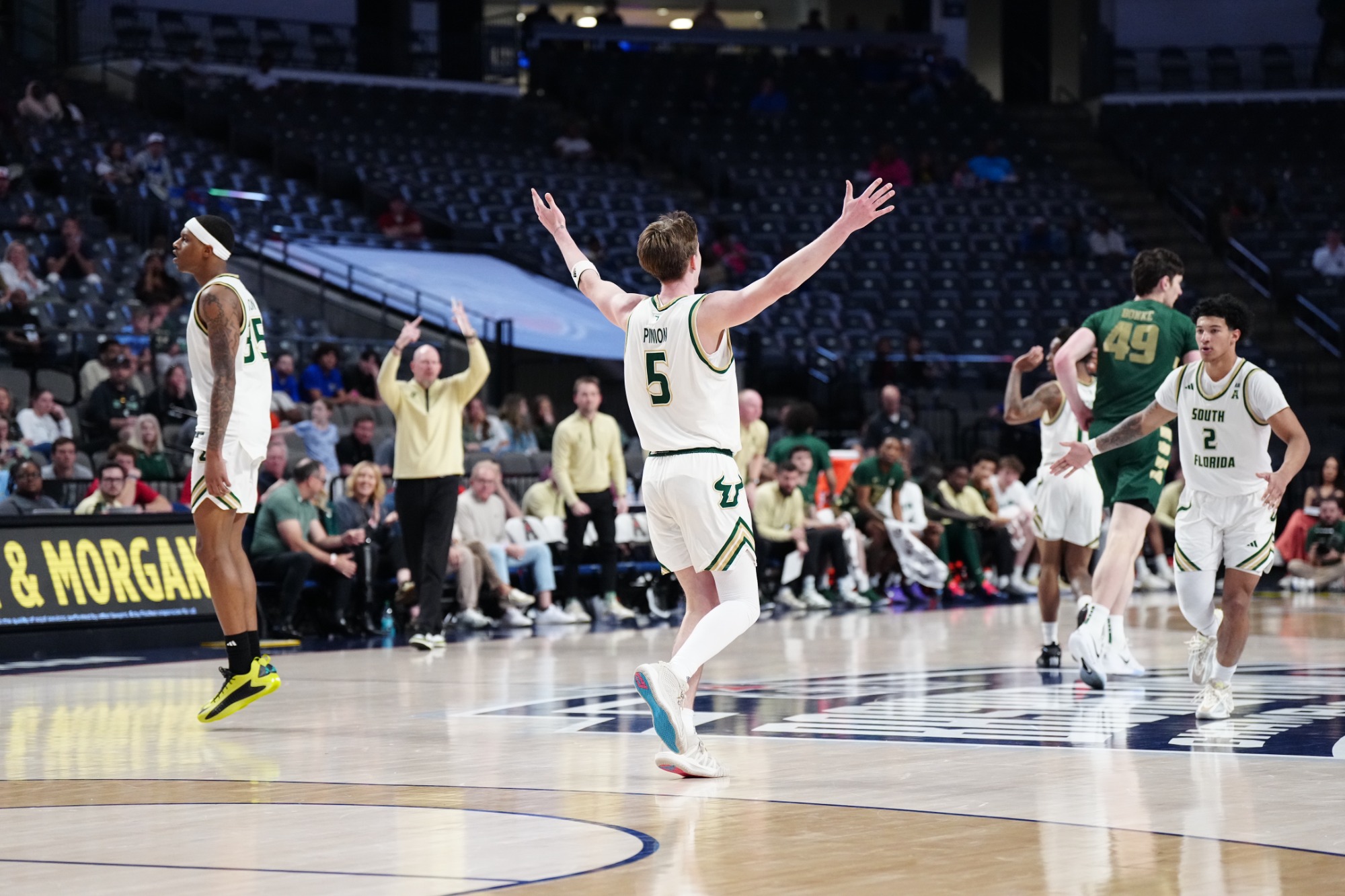 South Florida Men's Basketball game vs Charlotte on March 14, 2026.