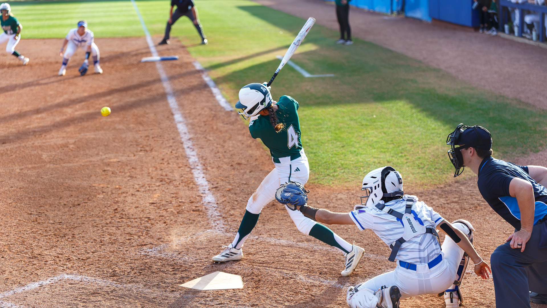 Softball Alexa Galligani drove in four RBI in two games against Memphis