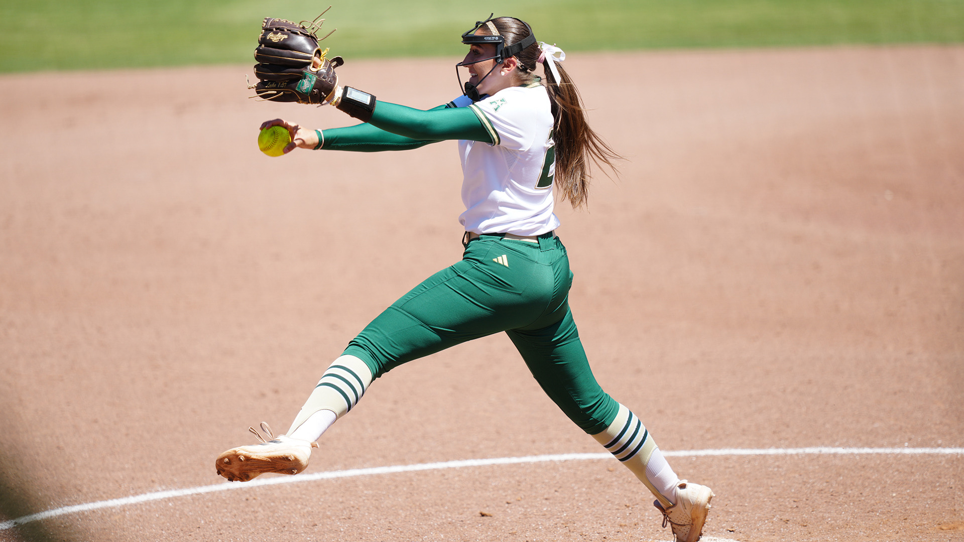 Anne Long threw a USF record 14 innings and struck out a career-high 13 batters