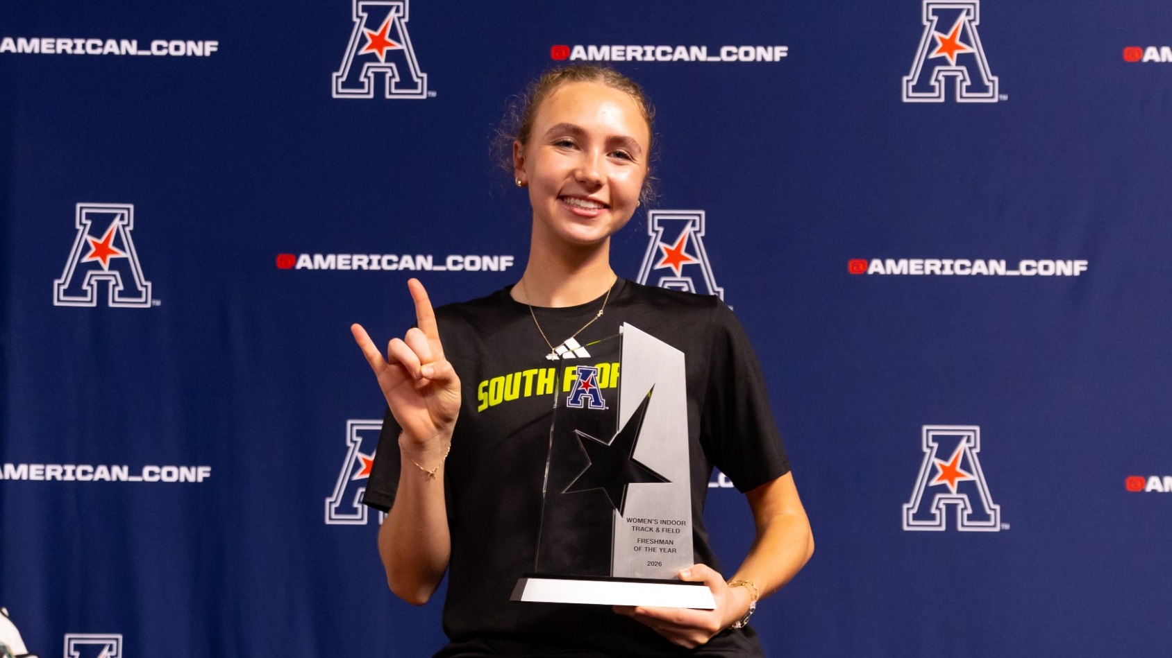 Lilah Versluis - American Freshman of the Year - Indoor Conference Championship