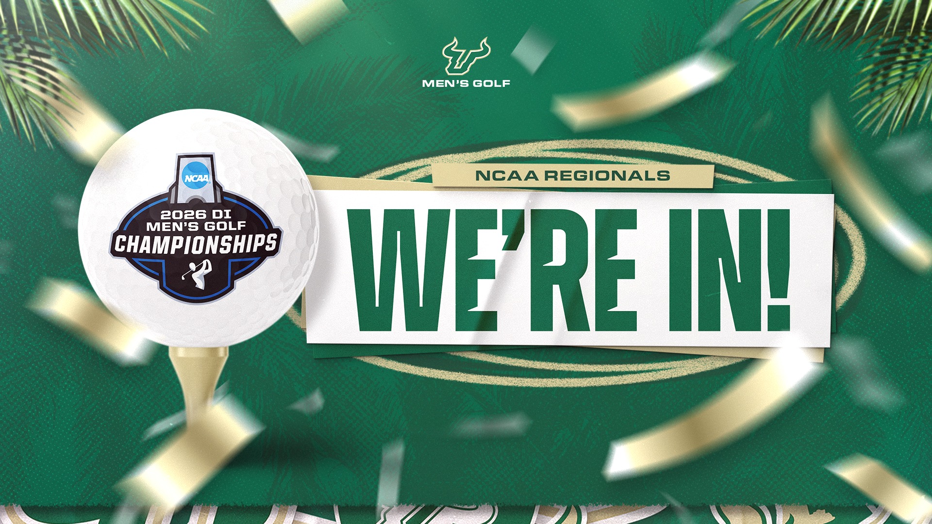 NCAA MGOLF Regionals We're In