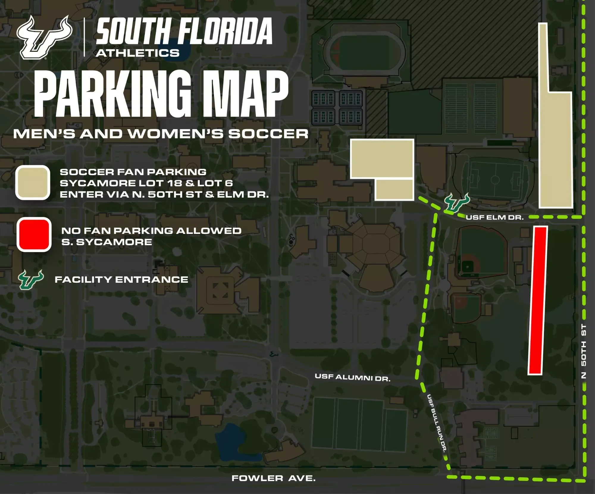 Soccer Parking Map