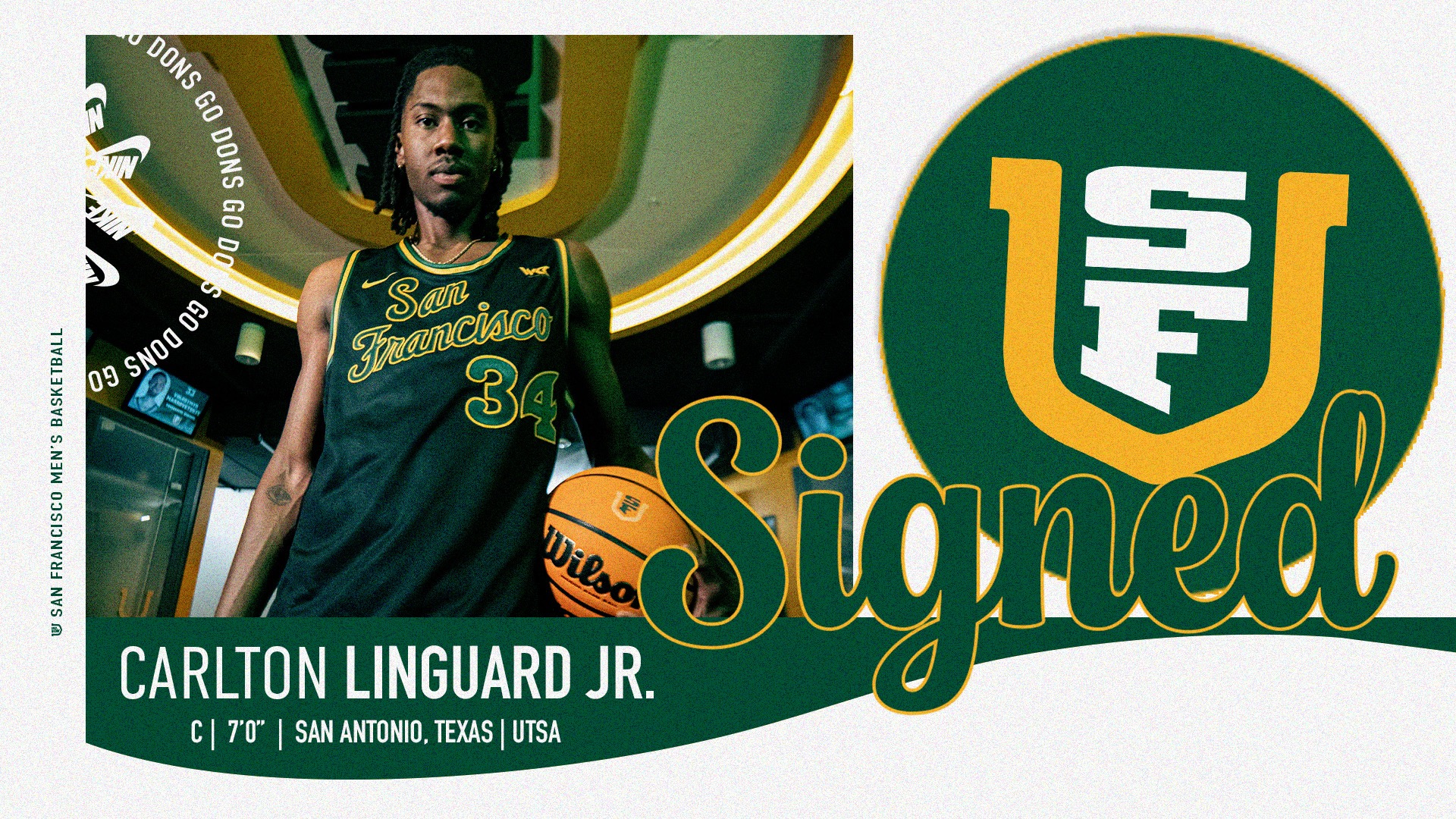 Dons Sign Explosive Guard Tyrone Riley University of San Francisco