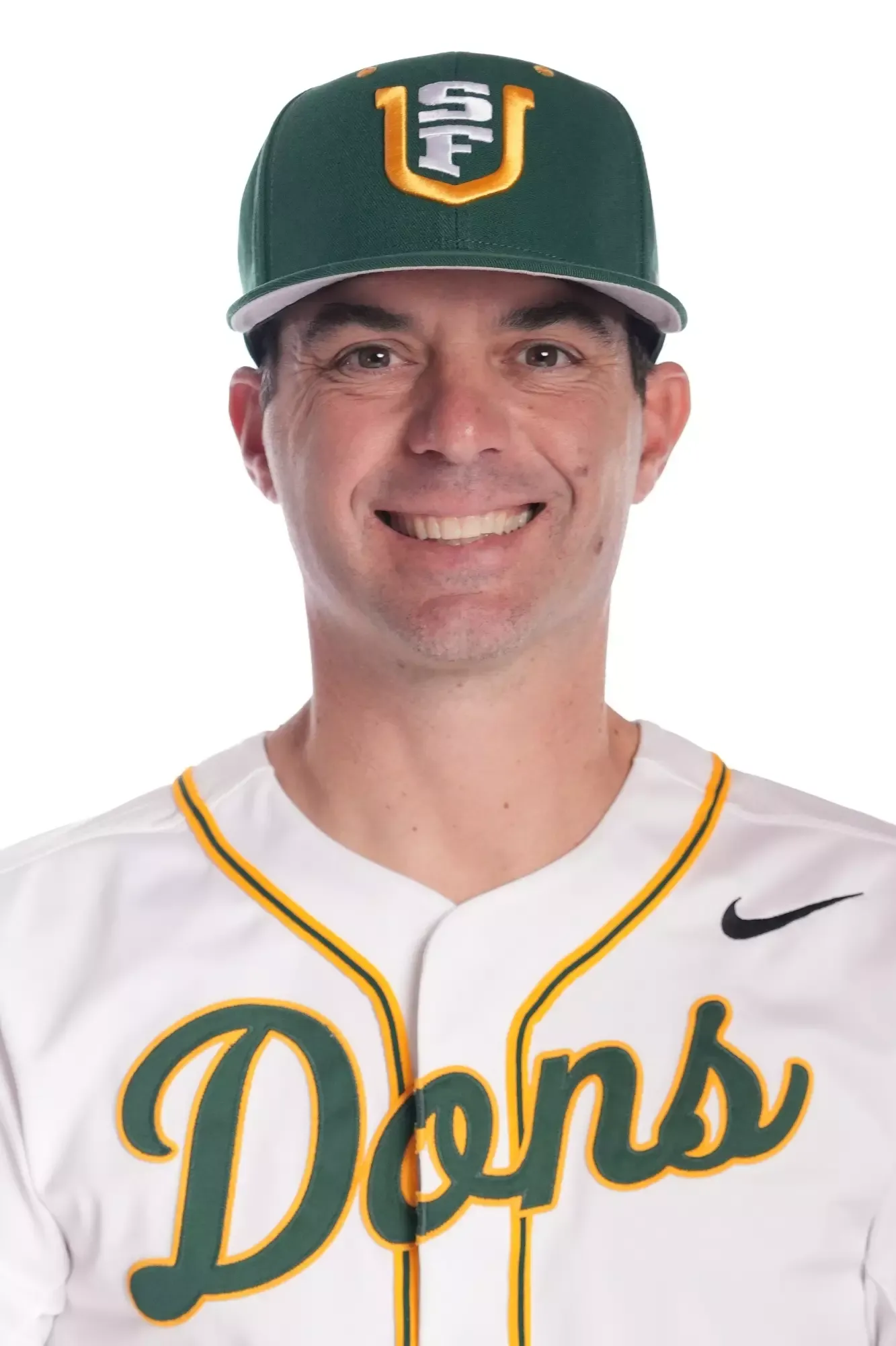 1/20/25: USF BSB Media Day at Sobrato Center in San Francisco, CA.  Mandatory Credit: Image by Chris M. Leung for USF Dons Athletics