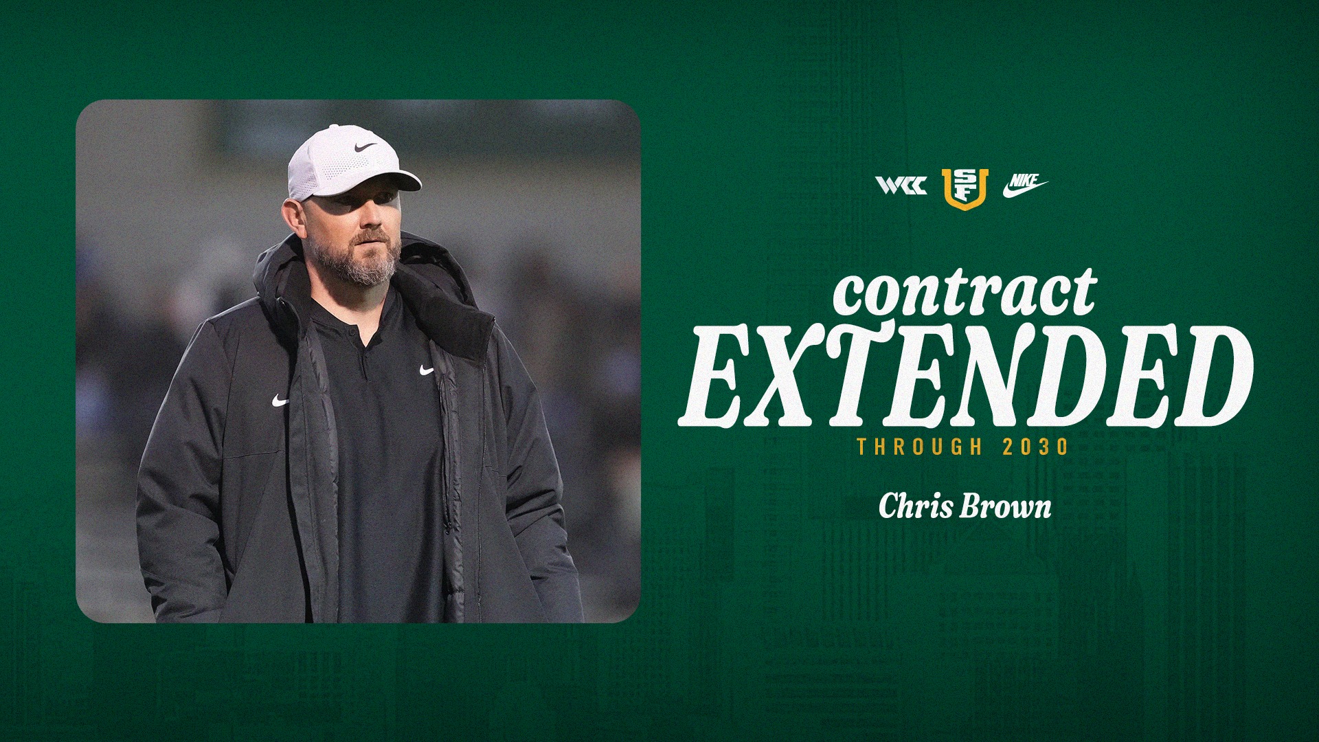 Men's Soccer Chris Brown Contract Extension November 2025