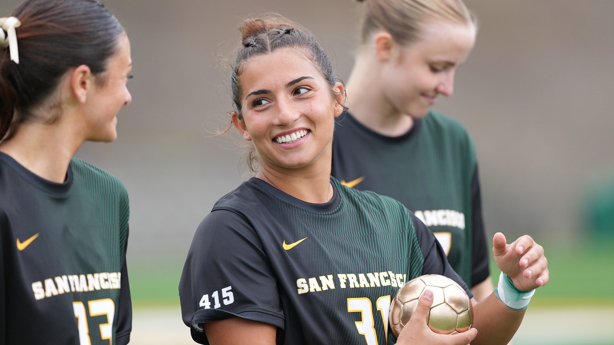 Konstantina Konidaris Smiling Pregame vs. Dartmouth September 2025