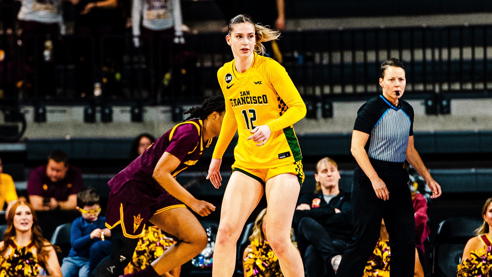 Natasa Tausova guarding at ASU